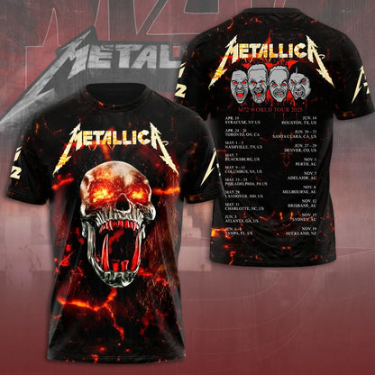 LIMITED EDITION - NEW CUSTOMIZED METALLICA T-SHIRT, HOODIE, ZIP HOODIE