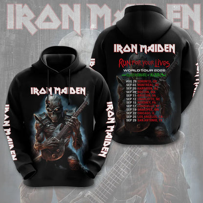 LIMITED EDITION - NEW CUSTOMIZED IRON MAIDEN T-SHIRT, HOODIE, ZIP HOODIE