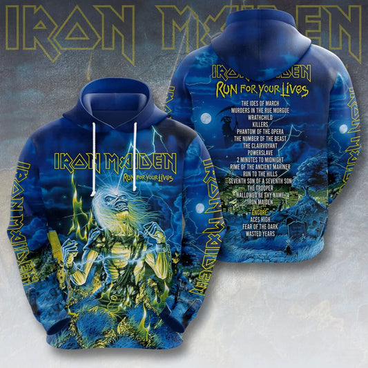LIMITED EDITION - NEW CUSTOMIZED IRON MAIDEN T-SHIRT, HOODIE, ZIP HOODIE