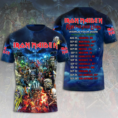 LIMITED EDITION - NEW CUSTOMIZED IRON MAIDEN T-SHIRT, HOODIE, ZIP HOODIE
