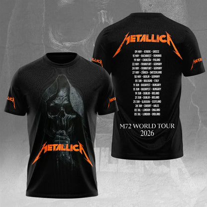 LIMITED EDITION - NEW CUSTOMIZED METALLICA T-SHIRT, HOODIE, ZIP HOODIE