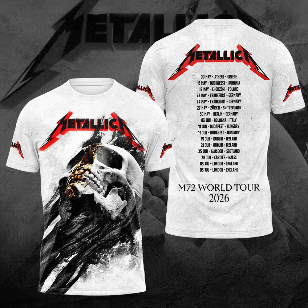 LIMITED EDITION - NEW CUSTOMIZED METALLICA T-SHIRT, HOODIE, ZIP HOODIE