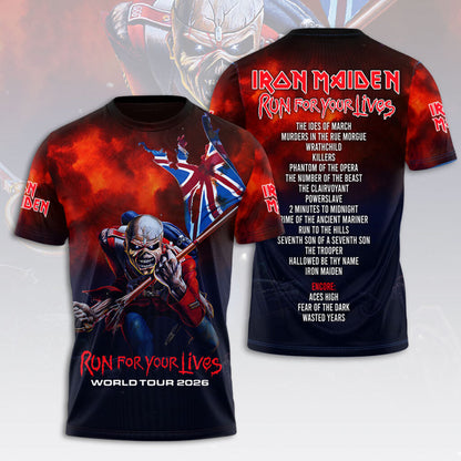 LIMITED EDITION - NEW CUSTOMIZED IRON MAIDEN T-SHIRT, HOODIE, ZIP HOODIE