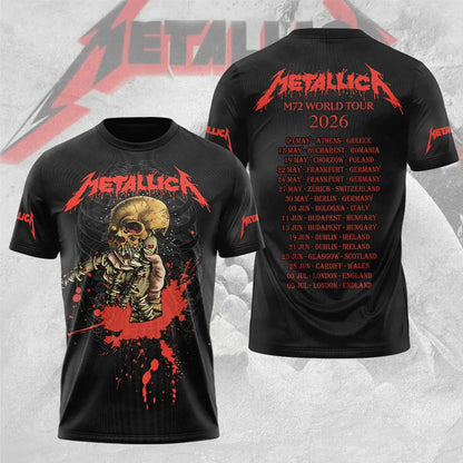 LIMITED EDITION - NEW CUSTOMIZED METALLICA T-SHIRT, HOODIE, ZIP HOODIE