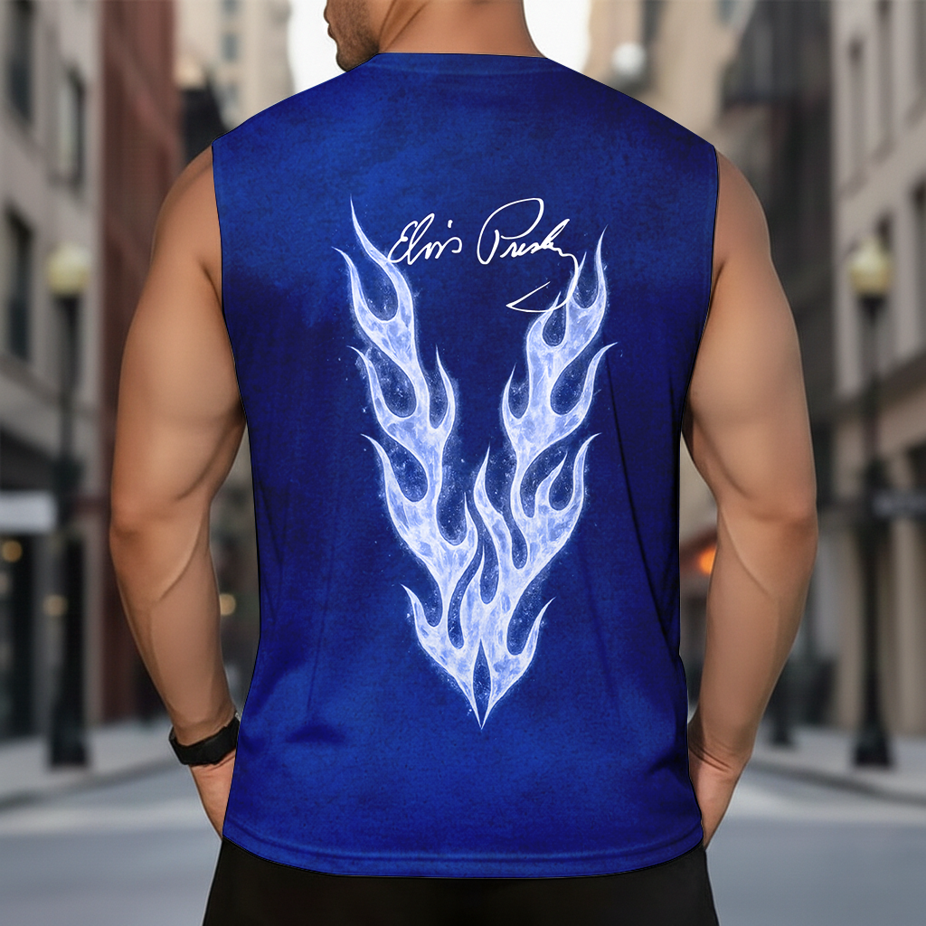 LIMITED EDITION - NEW CUSTOMIZED ELVIS PRESLEY MEN’S GYM SHIRT