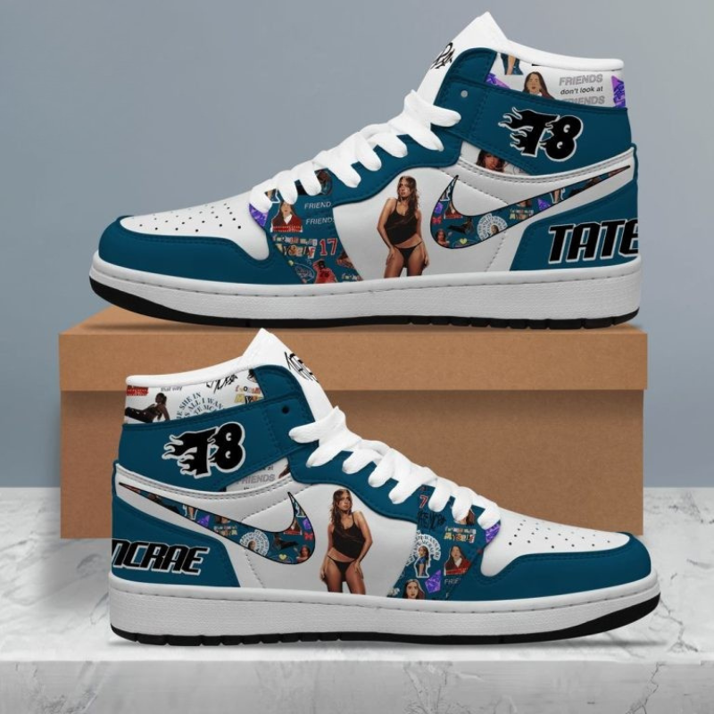 LIMITED EDITION - NEW CUSTOMIZED TATE MCRAE AIR JORDAN SHOES
