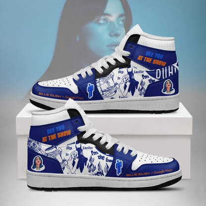 LIMITED EDITION - NEW CUSTOMIZED BILLIE EILISH AIR JORDAN SHOES