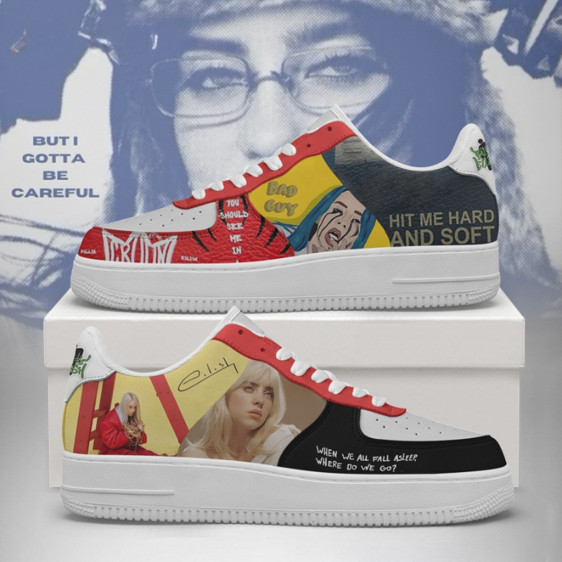LIMITED EDITION - NEW CUSTOMIZED BILLIE EILISH AF1 SHOES