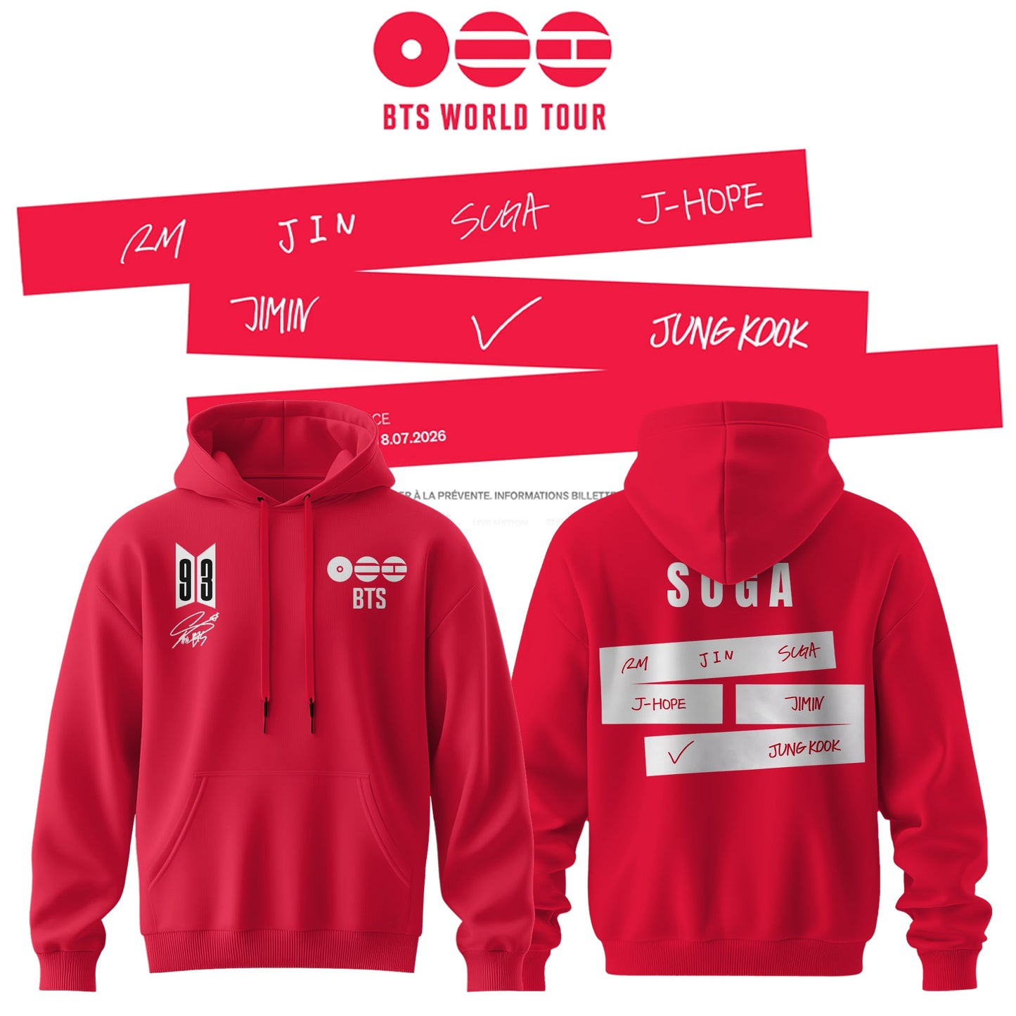 LIMITED EDITION - BTS COMEBACK WORLD TOUR APPAREL