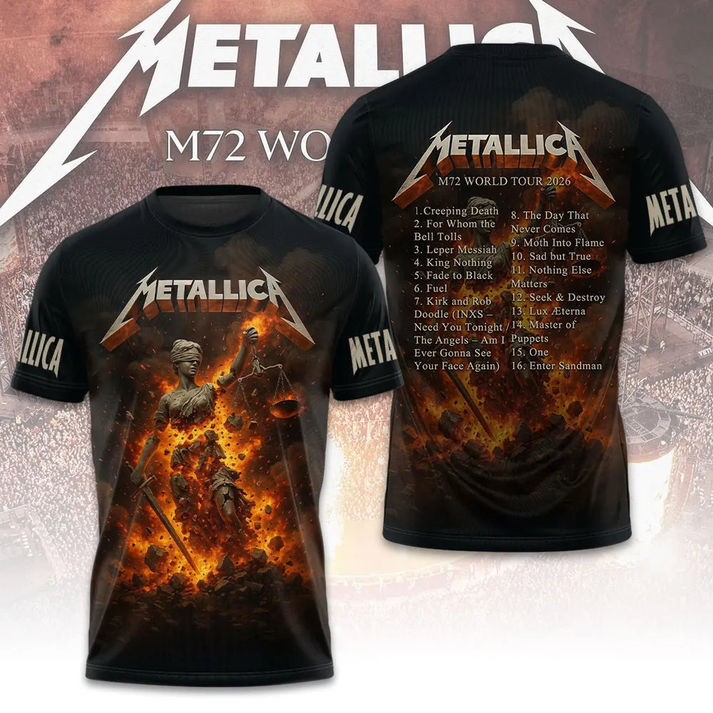 LIMITED EDITION - NEW CUSTOMIZED METALLICA T-SHIRT, HOODIE, ZIP HOODIE