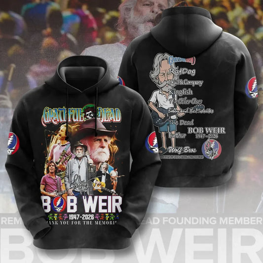 LIMITED EDITION - NEW CUSTOMIZED GRATEFUL DEAD T-SHIRT, HOODIE, ZIP HOODIE