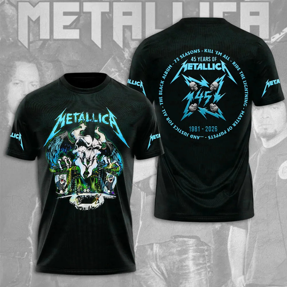 LIMITED EDITION - NEW CUSTOMIZED METALLICA T-SHIRT, HOODIE, ZIP HOODIE