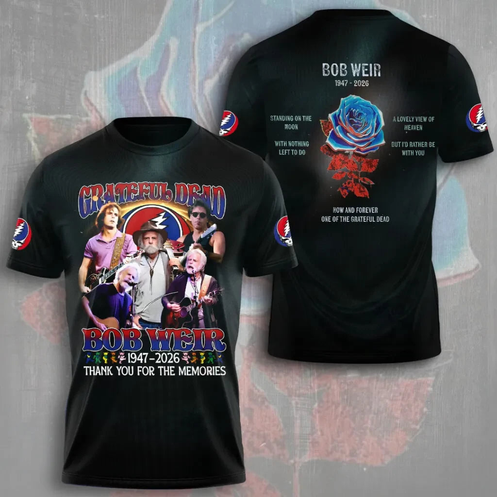 LIMITED EDITION - NEW CUSTOMIZED GRATEFUL DEAD T-SHIRT, HOODIE, ZIP HOODIE