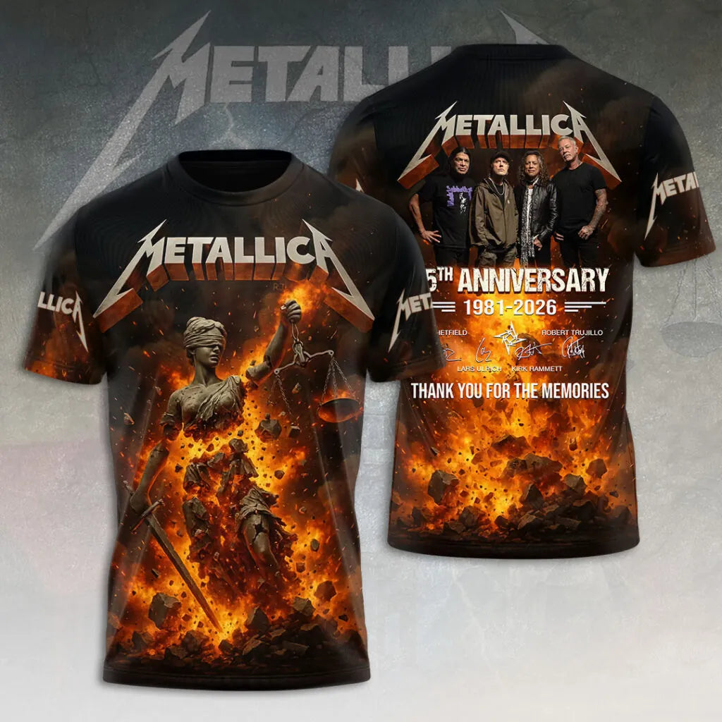 LIMITED EDITION - NEW CUSTOMIZED METALLICA T-SHIRT, HOODIE, ZIP HOODIE