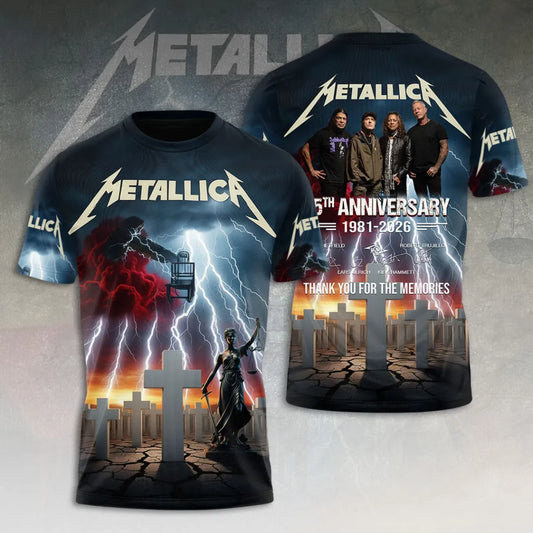 LIMITED EDITION - NEW CUSTOMIZED METALLICA T-SHIRT, HOODIE, ZIP HOODIE