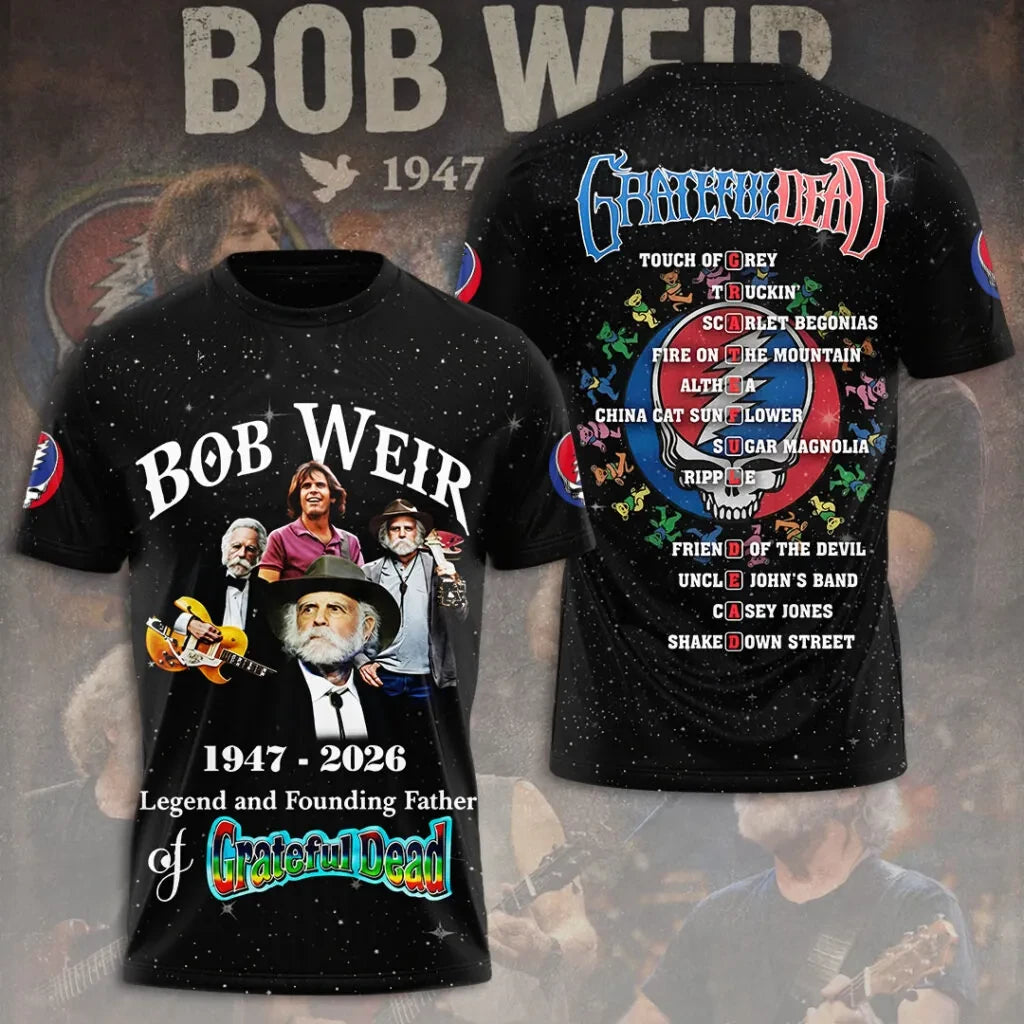LIMITED EDITION - NEW CUSTOMIZED GRATEFUL DEAD T-SHIRT, HOODIE, ZIP HOODIE