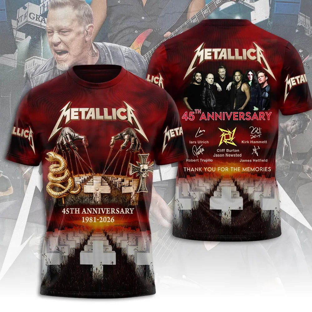 LIMITED EDITION - NEW CUSTOMIZED METALLICA T-SHIRT, HOODIE, ZIP HOODIE