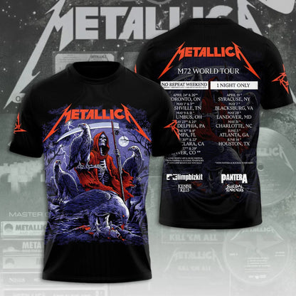 LIMITED EDITION - NEW CUSTOMIZED METALLICA T-SHIRT, HOODIE, ZIP HOODIE