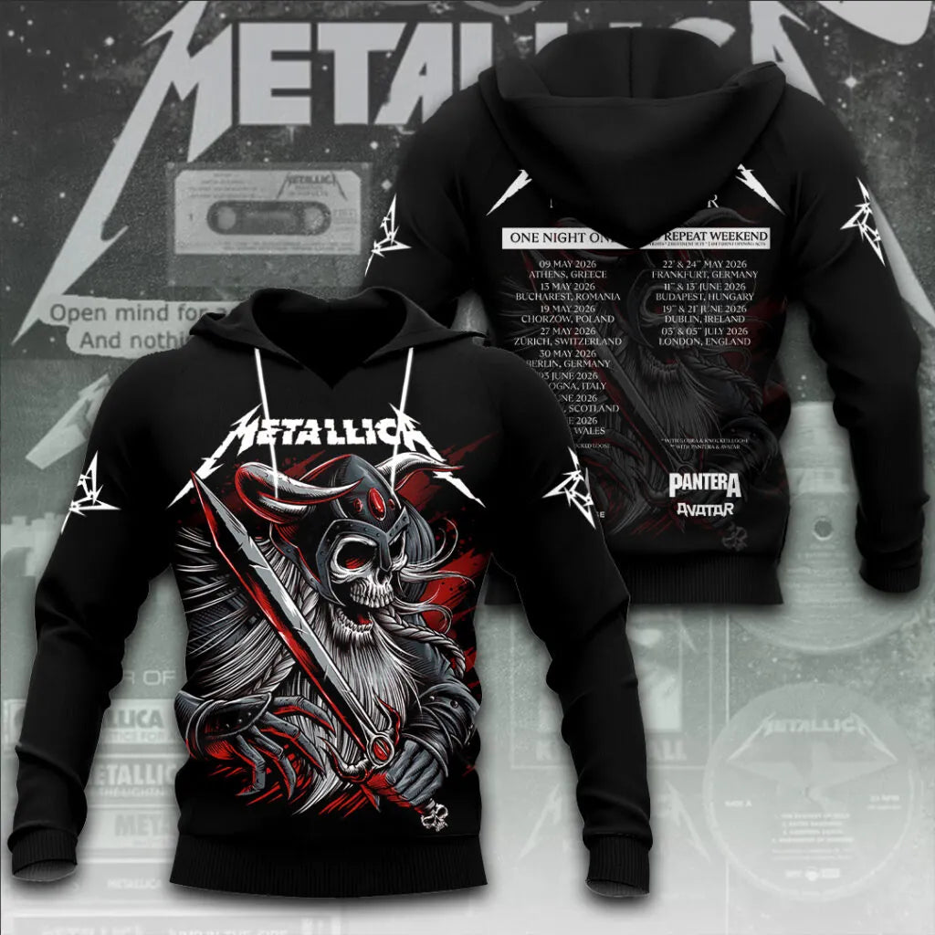 LIMITED EDITION - NEW CUSTOMIZED METALLICA T-SHIRT, HOODIE, ZIP HOODIE