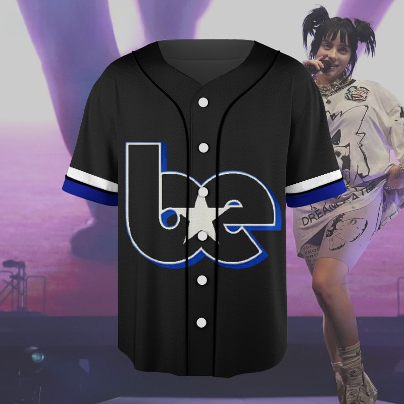 LIMITED EDITION - NEW CUSTOMIZED BILLIE EILISH BASEBALL JERSEY