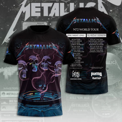 LIMITED EDITION - NEW CUSTOMIZED METALLICA T-SHIRT, HOODIE, ZIP HOODIE
