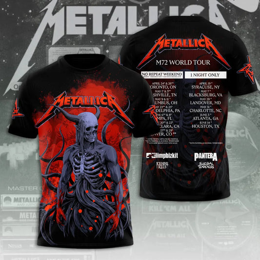 LIMITED EDITION - NEW CUSTOMIZED METALLICA T-SHIRT, HOODIE, ZIP HOODIE