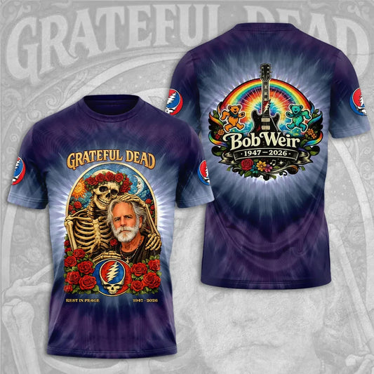 LIMITED EDITION - NEW CUSTOMIZED GRATEFUL DEAD T-SHIRT, HOODIE, ZIP HOODIE