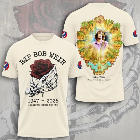 LIMITED EDITION - NEW CUSTOMIZED GRATEFUL DEAD T-SHIRT, HOODIE, ZIP HOODIE