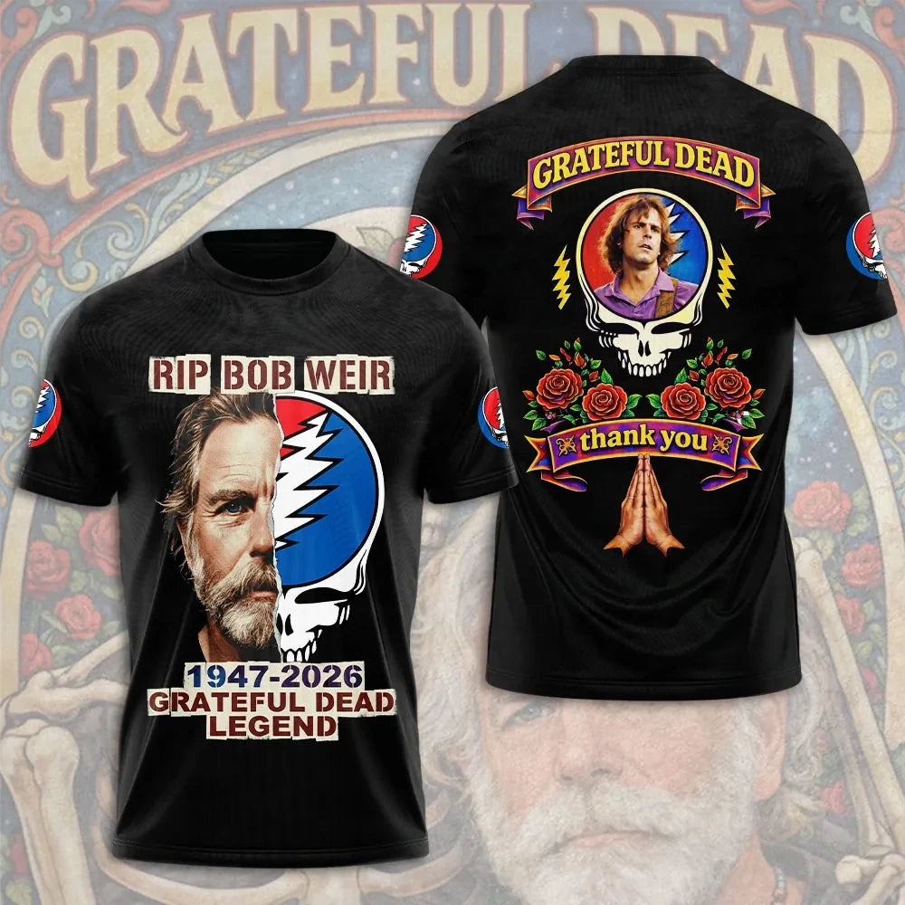 LIMITED EDITION - NEW CUSTOMIZED GRATEFUL DEAD T-SHIRT, HOODIE, ZIP HOODIE