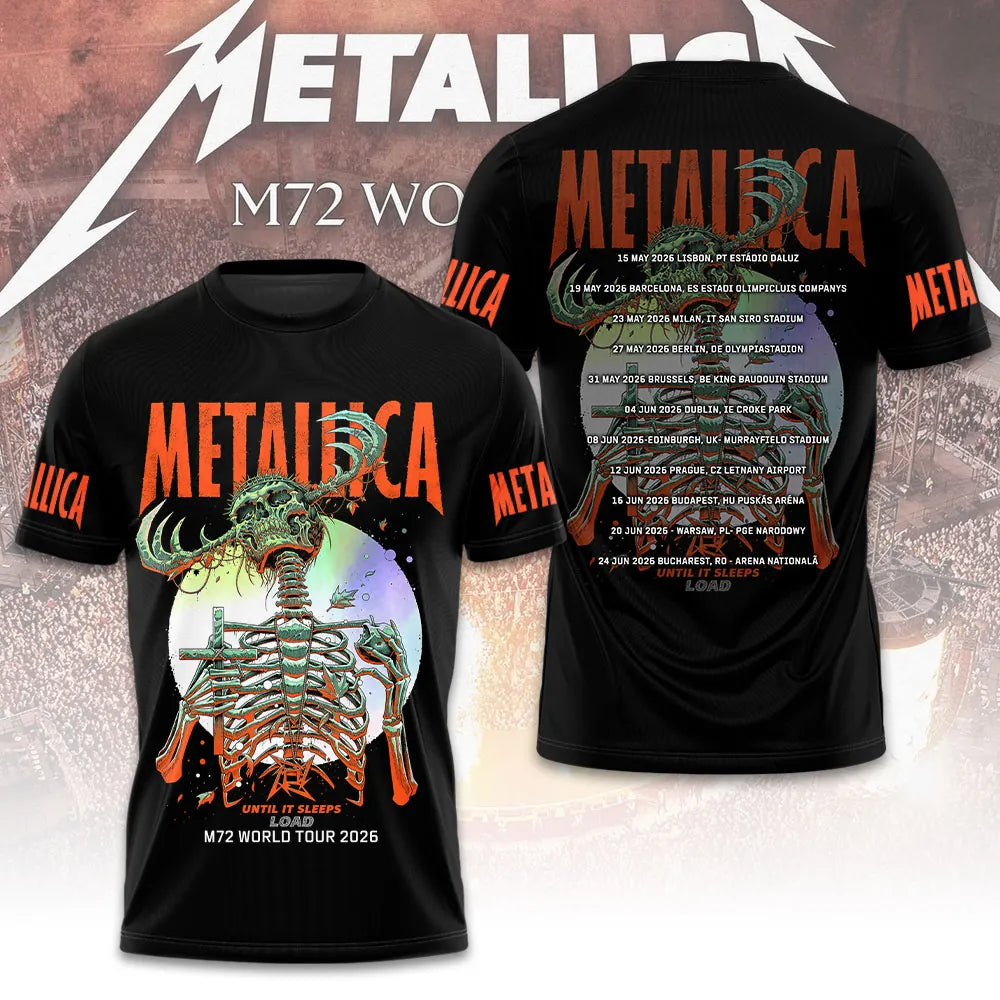 LIMITED EDITION - NEW CUSTOMIZED METALLICA T-SHIRT, HOODIE, ZIP HOODIE