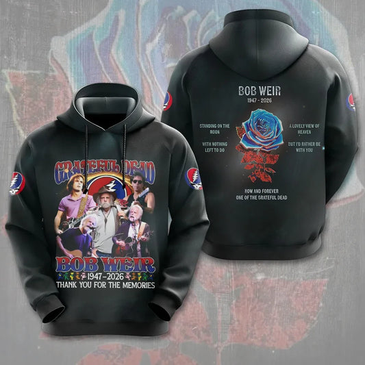 LIMITED EDITION - NEW CUSTOMIZED GRATEFUL DEAD T-SHIRT, HOODIE, ZIP HOODIE