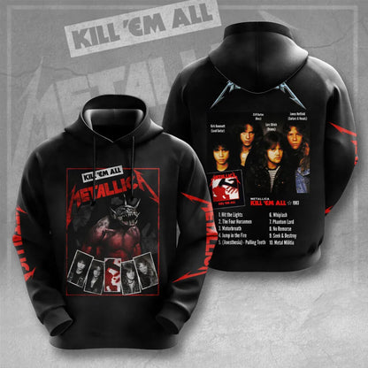 LIMITED EDITION - NEW CUSTOMIZED METALLICA T-SHIRT, HOODIE, ZIP HOODIE