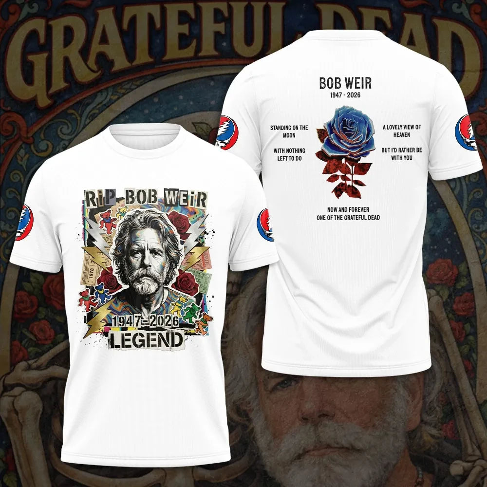 LIMITED EDITION - NEW CUSTOMIZED GRATEFUL DEAD T-SHIRT, HOODIE, ZIP HOODIE
