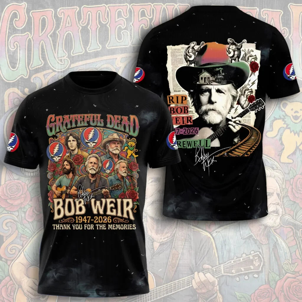 LIMITED EDITION - NEW CUSTOMIZED GRATEFUL DEAD T-SHIRT, HOODIE, ZIP HOODIE