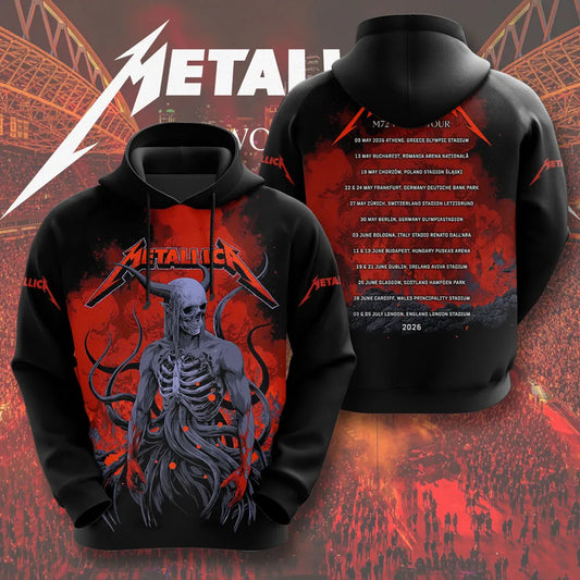 LIMITED EDITION - NEW CUSTOMIZED METALLICA T-SHIRT, HOODIE, ZIP HOODIE