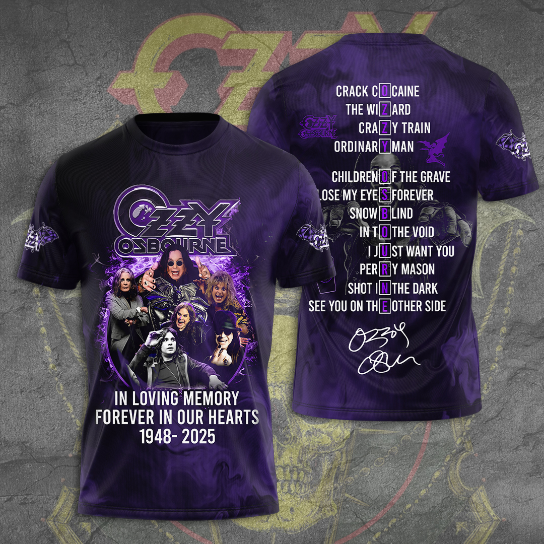 LIMITED EDITION - NEW CUSTOMIZED BLACK SABBATH x OZZY OSBOURNE T-SHIRT, HOODIE, ZIP HOODIE