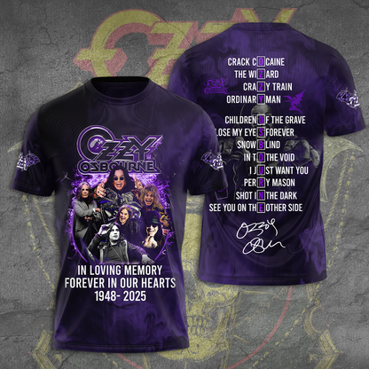 LIMITED EDITION - NEW CUSTOMIZED BLACK SABBATH x OZZY OSBOURNE T-SHIRT, HOODIE, ZIP HOODIE