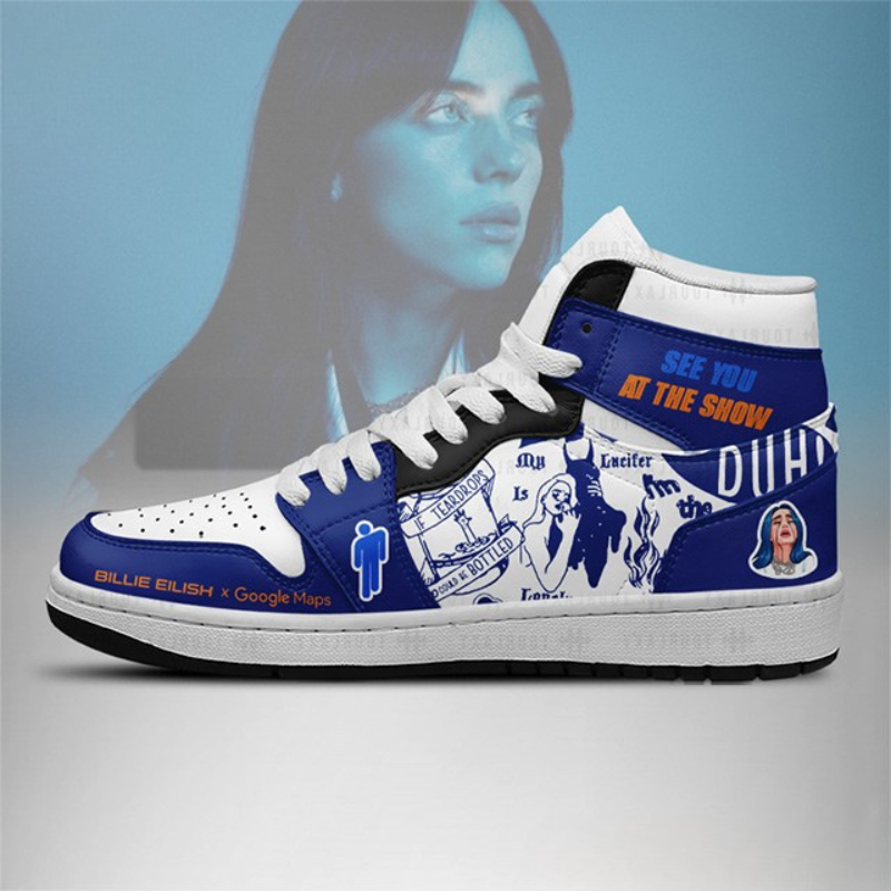 LIMITED EDITION - NEW CUSTOMIZED BILLIE EILISH AIR JORDAN SHOES