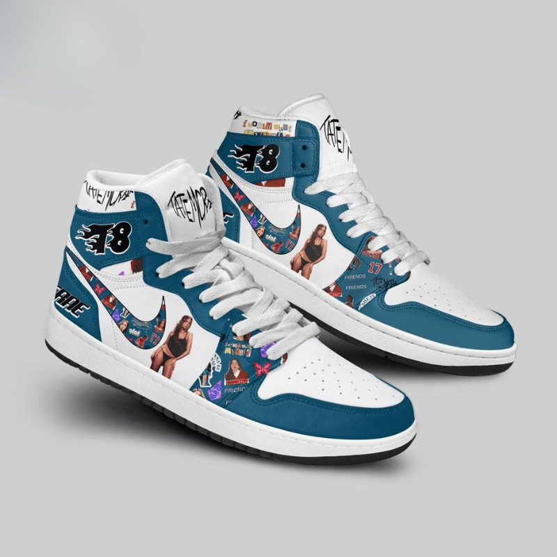 LIMITED EDITION - NEW CUSTOMIZED TATE MCRAE AIR JORDAN SHOES