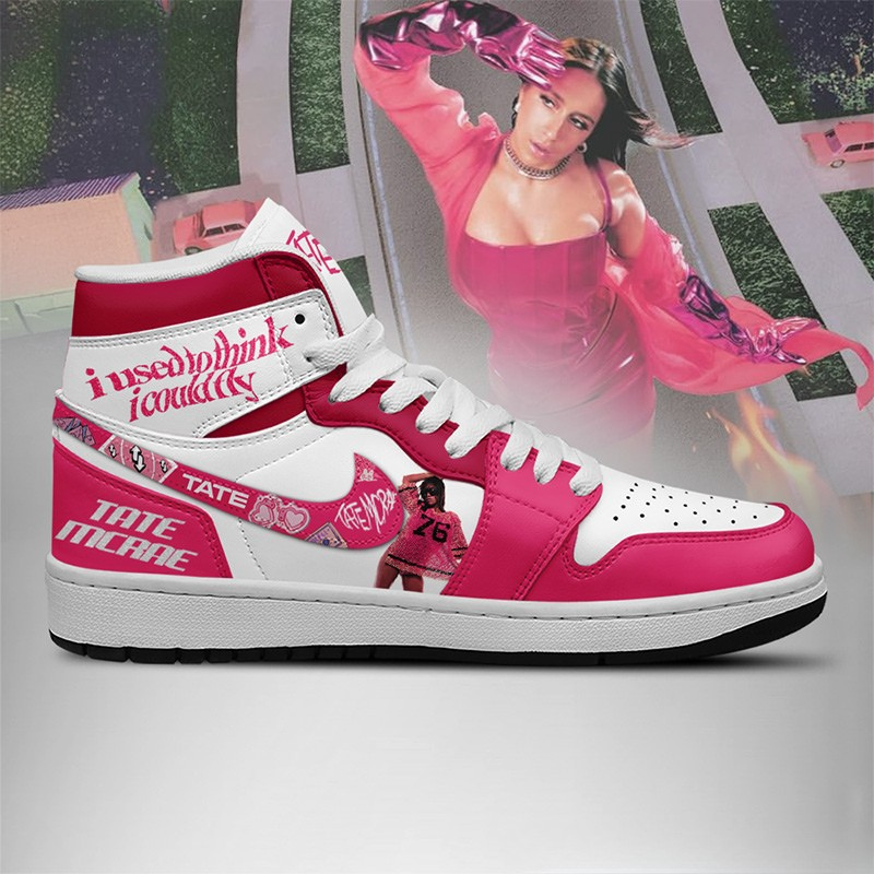 LIMITED EDITION - NEW CUSTOMIZED TATE MCRAE AIR JORDAN SHOES