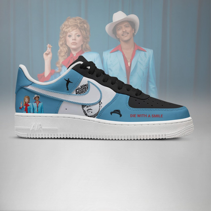 LIMITED EDITION - NEW CUSTOMIZED BRUNO MARS AF1 SHOES