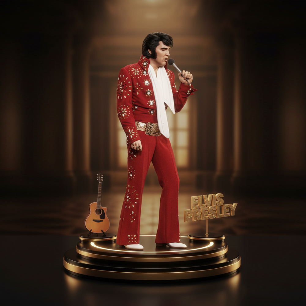 LIMITED EDITION - NEW CUSTOMIZED ELVIS PRESLEY ACRYLIC PLAQUE