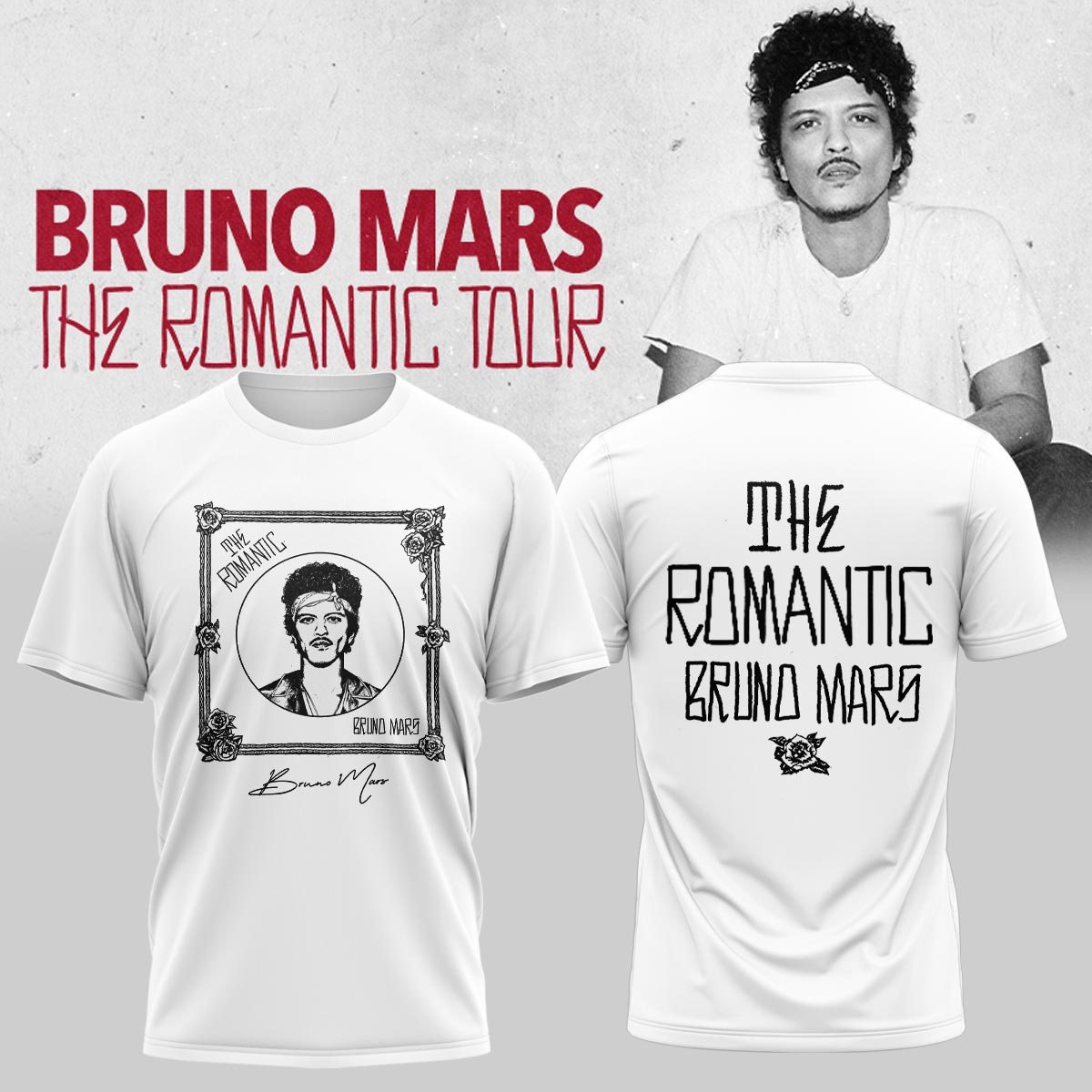 LIMITED EDITION - NEW CUSTOMIZED BRUNO MARS T-SHIRT, HOODIE, ZIP HOODIE