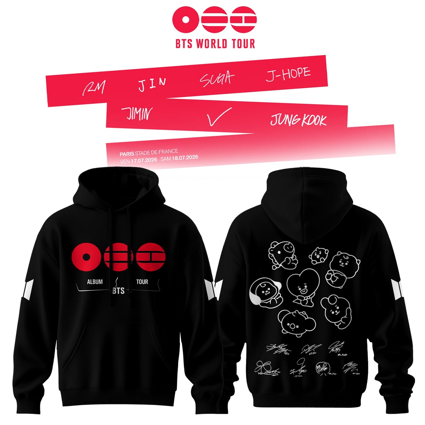 LIMITED EDITION - BTS COMEBACK WORLD TOUR APPAREL