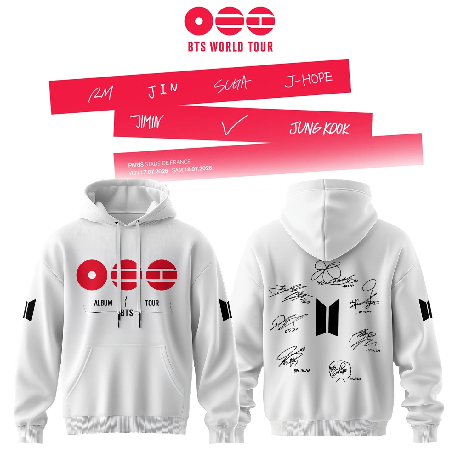 LIMITED EDITION - BTS COMEBACK WORLD TOUR APPAREL