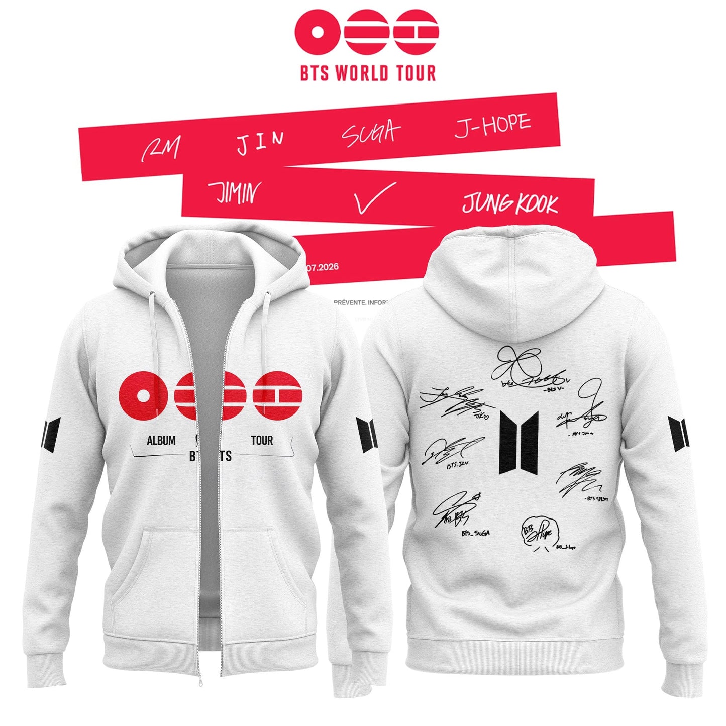 LIMITED EDITION - BTS COMEBACK WORLD TOUR APPAREL