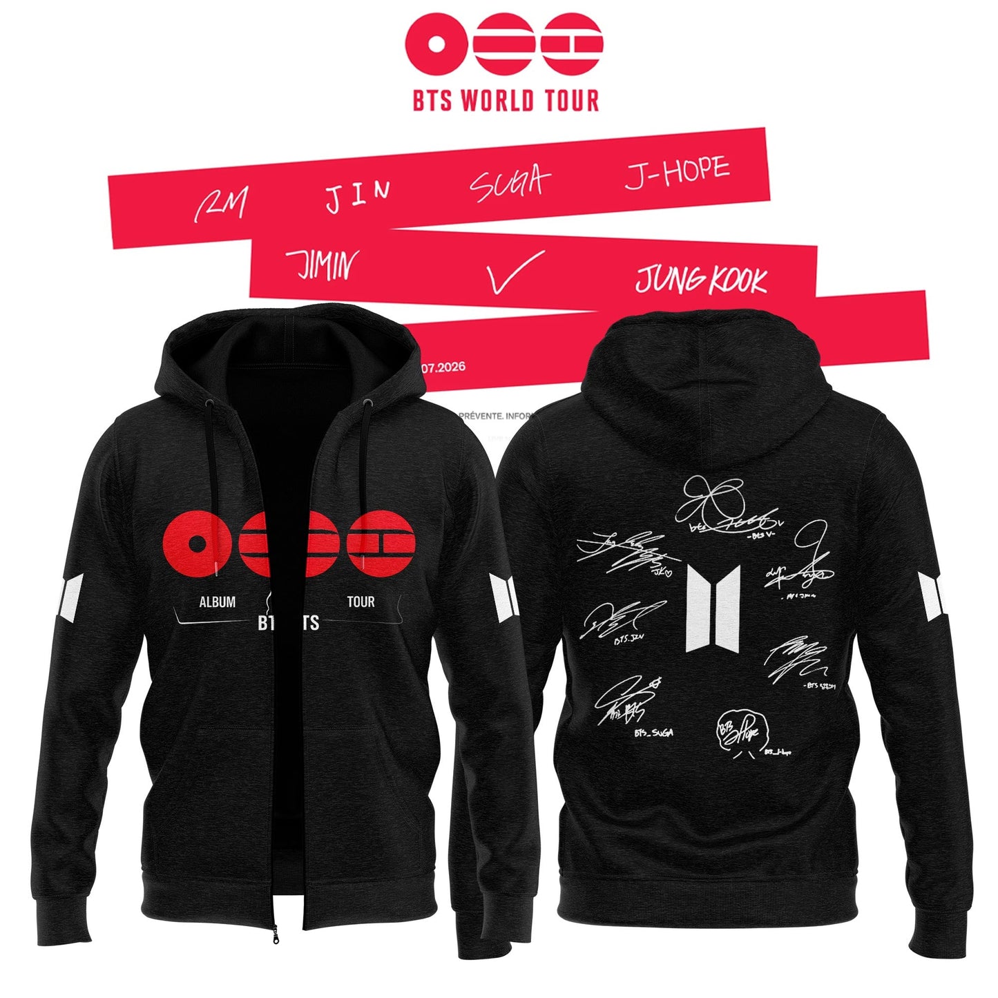 LIMITED EDITION - BTS COMEBACK WORLD TOUR APPAREL