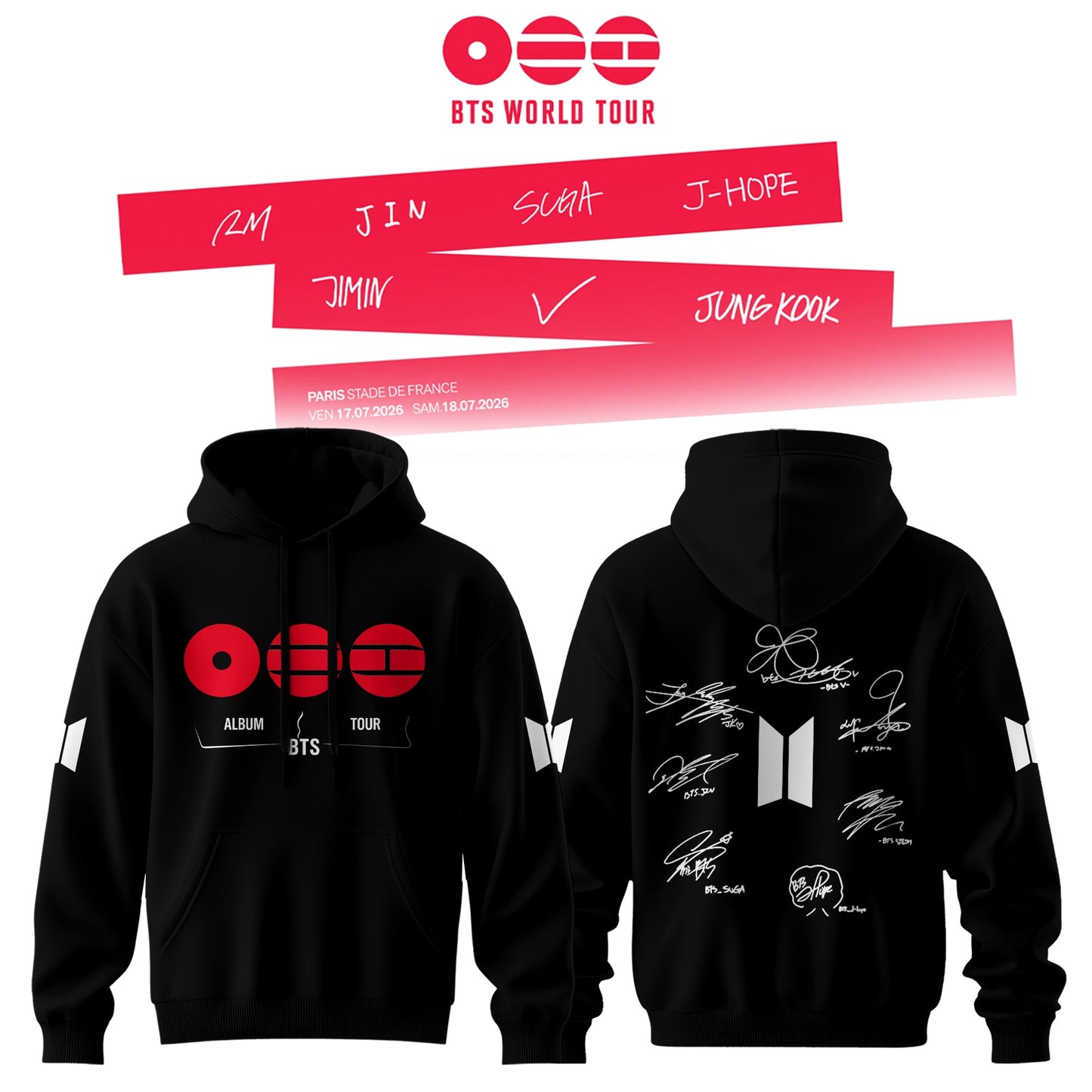 LIMITED EDITION - BTS COMEBACK WORLD TOUR APPAREL