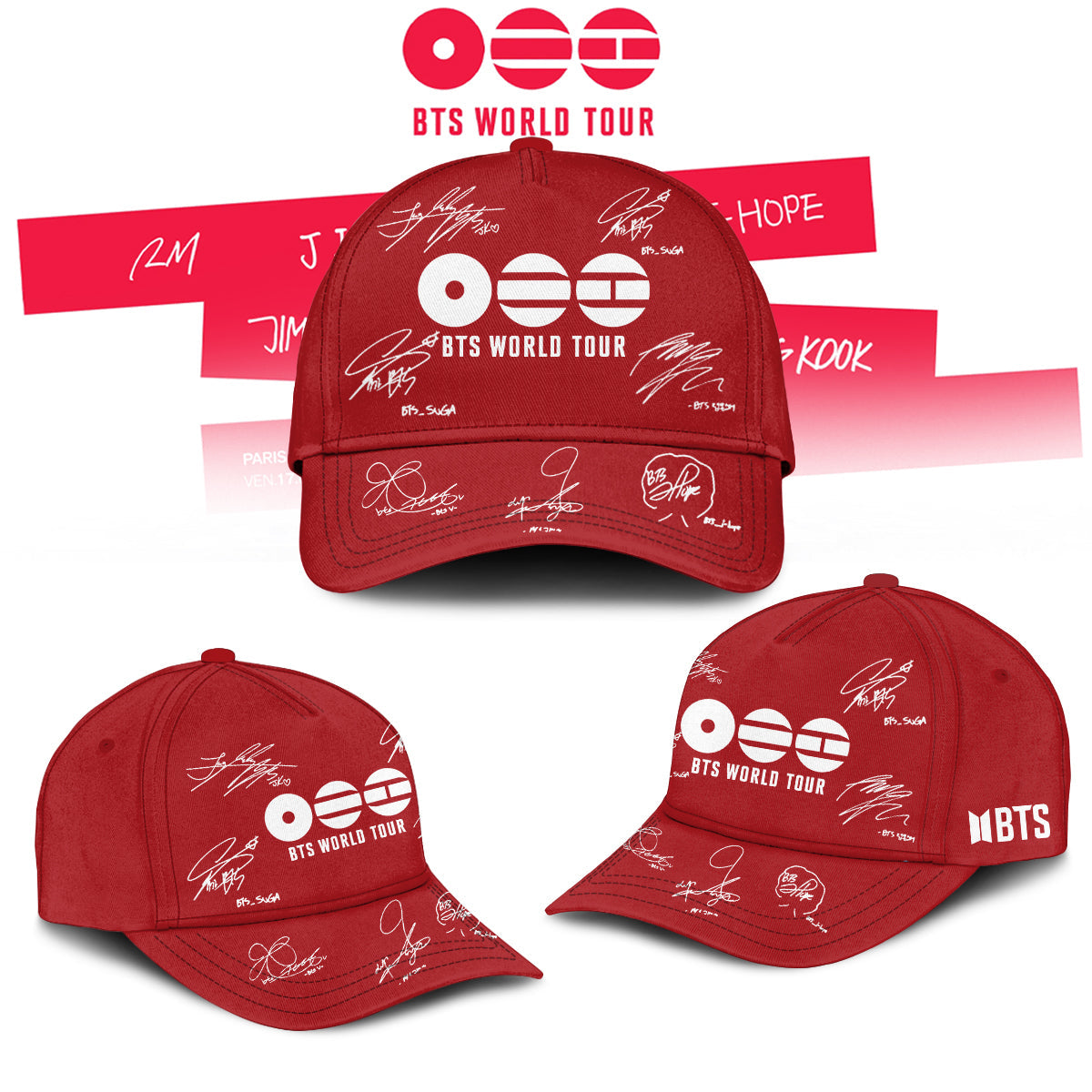 LIMITED EDITION - BTS COMEBACK WORLD TOUR APPAREL