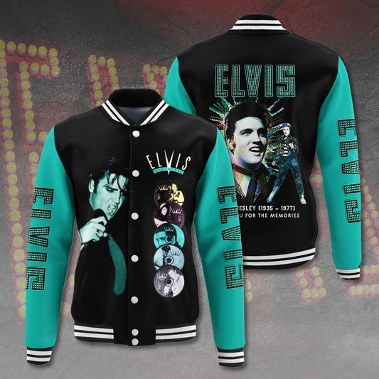LIMITED EDITION - NEW CUSTOMIZED ELVIS PRESLEY SATIN VARSITY & BASEBALL JACKET